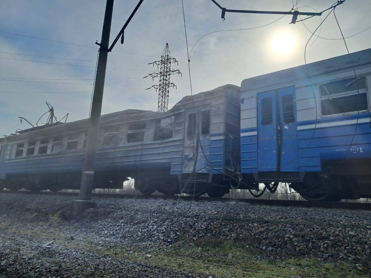 Последствия российского удара по электропоезду в Днепропетровской области, 02.03.2026