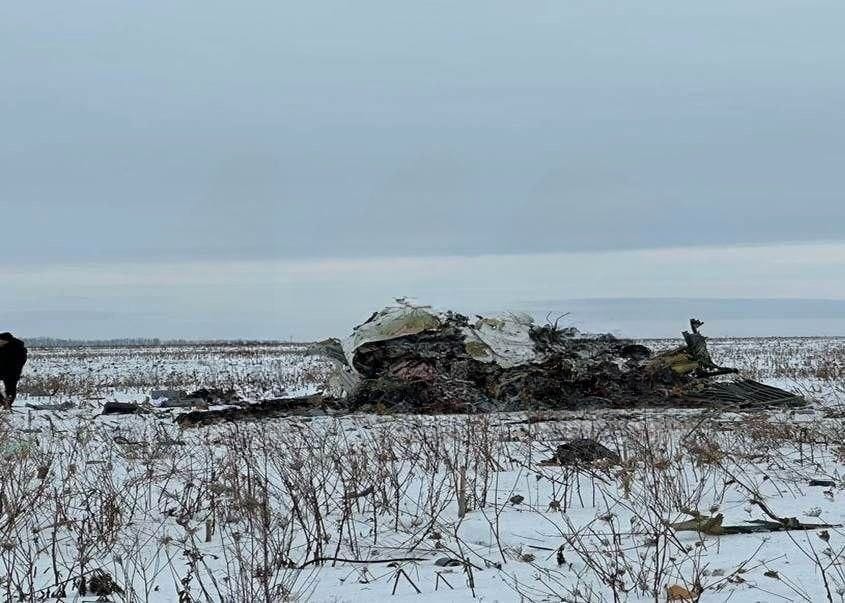 СБУ открыла дело из-за падения Ил-76 в Белгородской области по статье о нарушении законов и правил войны 